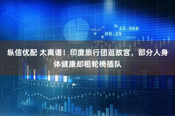 纵信优配 太离谱！印度旅行团逛故宫，部分人身体健康却租轮椅插队